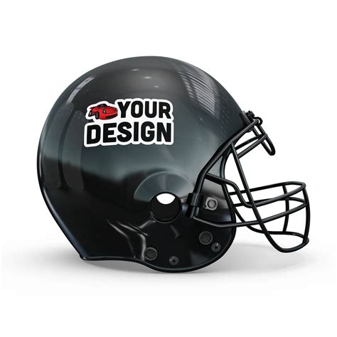custom helmet stickers football